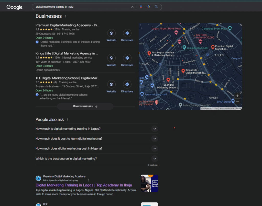 ranking on local seo showing the importance of local seo for businesses