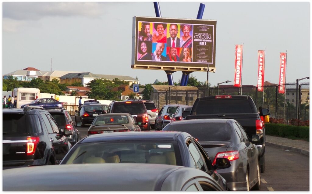 Billboards at shoprite Jabi lake Abuja