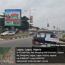 billboards at Igbo Efun Bus Stop

